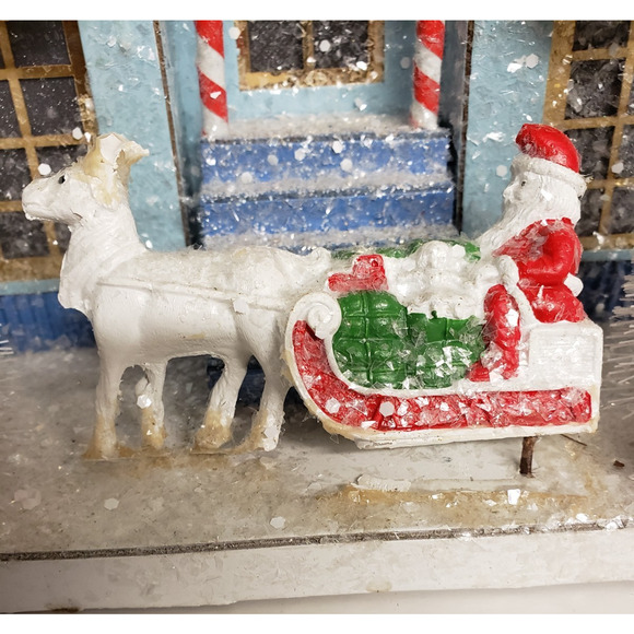 Holiday House Cody Foster Large 13.5" Putz Festive Mansion HOU-312 Collectible - Picture 3 of 7